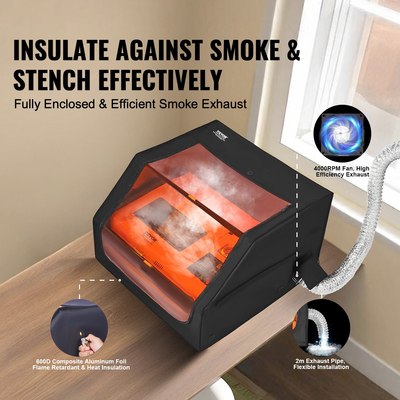 Περίβλημα VEVOR Laser Engraver 31,5 x 31,5 x 19,6&quot; Πυρίμαχο προστατευτικό κάλυμμα