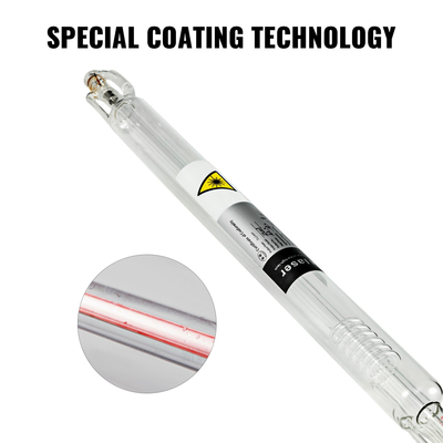 VEVOR Laser Tube 40W CO2 Laser Tube 700mm Glass Laser Tube Professional Special Technology Coating Tube Laser Cutting Tube για μηχανή χάραξης λέιζερ και μηχανή κοπής