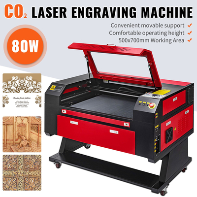 VEVOR 80W Laser Engraver 500x700mm Μηχανή κοπής Laser Engraver CO2 Laser Engraver Διασύνδεση USB για DIY Engraving