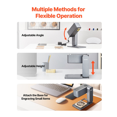 Φορητό VEVOR Laser Engraver 600 mm/s 5W Χειροκίνητη Μηχανή Χαρακτικής υψηλής ταχύτητας