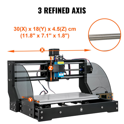 Μηχανή 5.5Μίνι χάραξη λέιζερ ελέγχου με μηχανή 3-αξονικής χάραξης λέιζερ ελεγκτών για τη χάραξη πλαστικού, ακρυλικού, ξύλου
