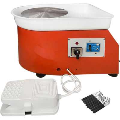 VEVOR Electric Pottery Wheel Ceramic Machine 25cm Pottery Wheel Machine 280W Pottery DIY Kit with Shaping Tool Kit for Ceramic Work Ceramics Clay