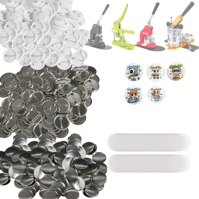 VEVOR 1,25&quot; 32mm Button Badge Parts Supplies for Button Maker Machine 500 Sets