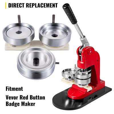 Μήτρα διάτρησης σήματος VEVOR 3 ιντσών/75 χιλιοστών Στρογγυλή μήτρα διάτρησης με κουμπιά ολίσθησης ABS Μήτρα κατασκευής σημάτων από ανθρακούχο χάλυβα Πυρήνας από κράμα αλουμινίου συμβατή με μηχανή κατασκευής κουμπιών για σήματα με λογότυπο DIY
