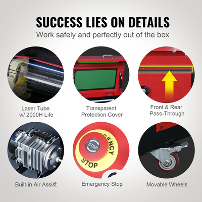 Χαρακτήρας λέιζερ που χαράσσει τη μηχανή τυπωμένων υλών σκαλίζοντας το κρεβάτι εργασίας