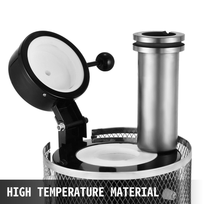 VEVOR 1KG Χρυσός φούρνος τήξης 1800W Ψηφιακή μηχανή φούρνου τήξης 1150℃ για χύτευση καθαρισμού πολύτιμων μετάλλων λιώνει χρυσός ασήμι κασσίτερος αλουμίνιο