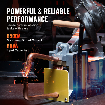 VEVOR Φορητό σημείο συγκόλλησης 1/8 ιντσών, με χωρητικότητα εισόδου 8 KVA