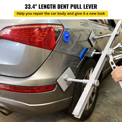 VEVOR Car Dent Puller Kit 85CM Dent Pull Lever 6 Claw Hook + Accessories Paintless Dent Removal Kit Dent Remover Kit for Auto Body Repair Door Dings and Hail Ζημιές