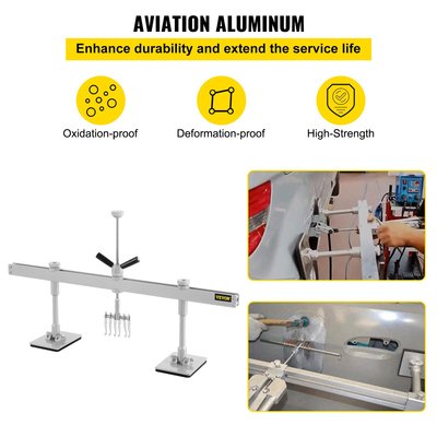 VEVOR Car Dent Puller Kit 85CM Dent Pull Lever 6 Claw Hook + Accessories Paintless Dent Removal Kit Dent Remover Kit for Auto Body Repair Door Dings and Hail Ζημιές