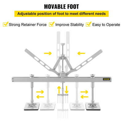 VEVOR Dent Pull Lever Bar Kit 1100MM Dent puller Stud Welder 33 Inch Εφαρμογή τόσο για τράβηγμα με βαθουλώματα από αλουμίνιο όσο και για χάλυβα