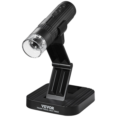 Ψηφιακό μικροσκόπιο VEVOR, μεγέθυνση 50X-1000X, Μικροσκόπιο κερμάτων φωτογραφιών/βίντεο 1080P, φορητό ηλεκτρονικό μικροσκόπιο με 8 φώτα LED, συμβατό με Windows/Mac OS/iOS/Android