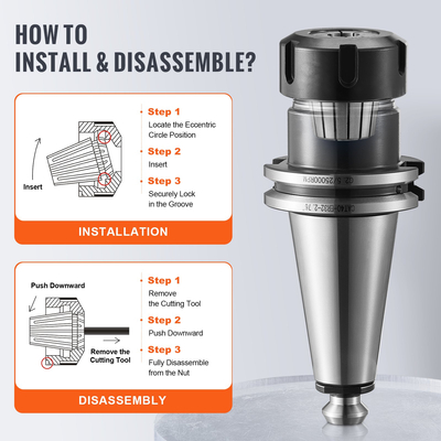 VEVOR 25 τεμ. ER32 Collet Set, 1/16&#039;&#039;-13/16&#039;&#039;, ER32 Spring Collet Chuck Set, 0,0006&quot;/15 μm TIR Lathe Chuck Tool with 25 Labeled Storage Boxes, for CNC Graving Machine Press Milling Lathe Tool Drill