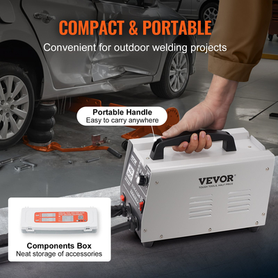 VEVOR Stud Welder Dent Repair Kit Spot Welding Dent Puller Machine με 7 λειτουργίες