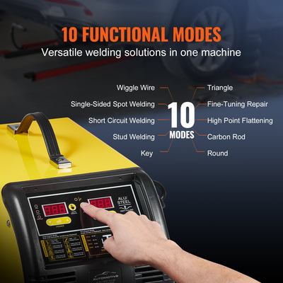 VEVOR Dual Pro Stud Welder Professional 5KW Welder για πάνελ από χάλυβα και αλουμίνιο