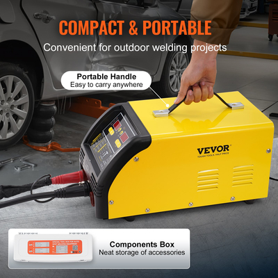 VEVOR Dual Pro Stud Welder Professional 5KW Welder για πάνελ από χάλυβα και αλουμίνιο
