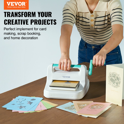 VEVOR Μηχανή ανάγλυφης χειροκίνητης μήτρας κοπής 6&quot; Άνοιγμα για Art Craft Scrapbooking