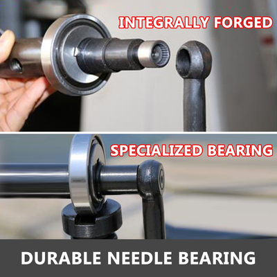 Δερμάτινο μηχάνημα κοπής VEVOR Μηχάνημα ανάγλυφης δερμάτινης διπλής καθοδήγησης με 260x120mm επάνω πλάκα Max 10 mm Δερμάτινο κόφτη κατάλληλο για φωτογραφικό χαρτί φύλλο PVC/EVA