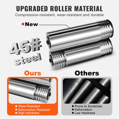 Ελαστήριο VEVOR, Μηχάνημα έλασης κοσμημάτων 3&quot;/76 mm, αναλογία μετάδοσης 1: 2, έλασμα πολλαπλών λειτουργιών 3 σε 1, πάχος πρέσας 0,1-7 mm για φύλλο τετράγωνο σύρμα Ημικυκλικό σχέδιο κατασκευής μεταλλικών κοσμημάτων