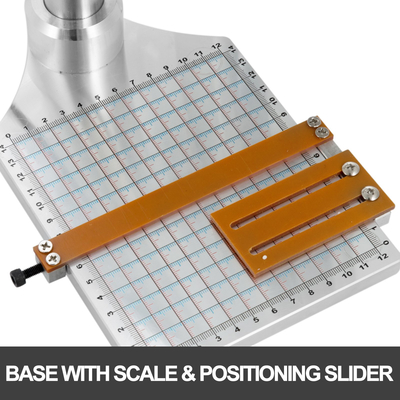 Μηχανή σφράγισης ζεστού φύλλου VEVOR 10x13cm Δερμάτινη μηχανή ανάγλυφης μηχανής Bronzing Machine Hot stamping Machine with Positioning Slider for PVC Leather Pu and Paper (10x13cm)