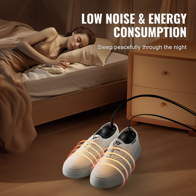 Φορητό στεγνωτήριο παπουτσιών VEVOR για μπότες με γρήγορο &amp; ομοιόμορφο στέγνωμα μαύρο &amp; πορτοκαλί