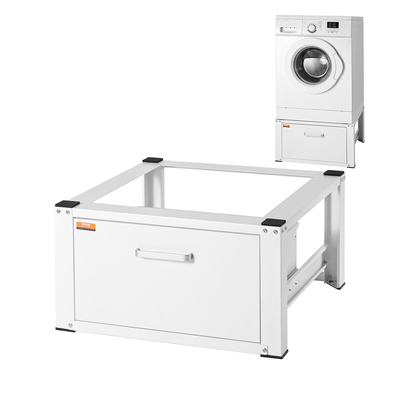 Βάση πλυντηρίου VEVOR 686mmW x 366mmH, Πλατφόρμα βάσης πλυντηρίου και στεγνωτηρίου Universal Fit χωρητικότητας 299kg, Βάση πολλαπλών λειτουργιών βαρέως τύπου για πλυντήριο ρούχων με συρτάρι &amp; πλούσια αξεσουάρ