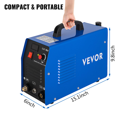 Vevor Cut-40f Dc Inverter Air Plasma Cutter 40a Φορητή μηχανή κοπής&amp;