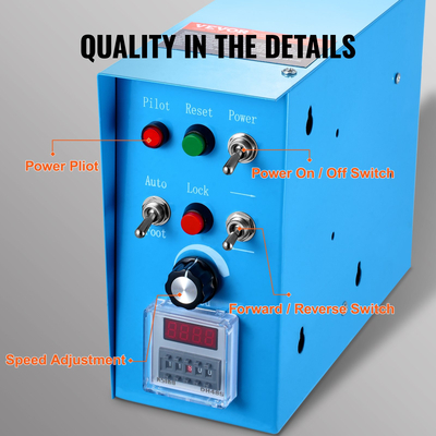 VEVOR 50KG Περιστροφικός Πίνακας Συγκόλλησης 0-90° Positioning Positioning 0,5-6RPM