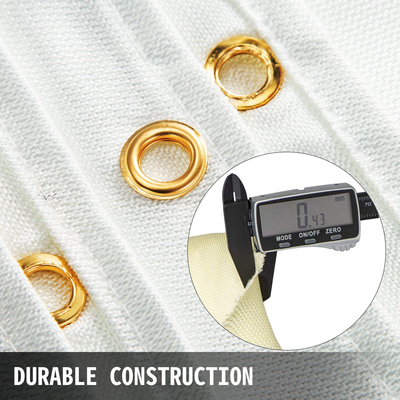 Κουβέρτα συγκόλλησης VEVOR 8 x 10 FT Κουβέρτα Fiberglass Heavy-Duty κουβέρτα επιβραδυντικά πυρκαγιάς για εύκολο κρέμασμα και προστασία από σπινθήρες και πιτσιλίσματα