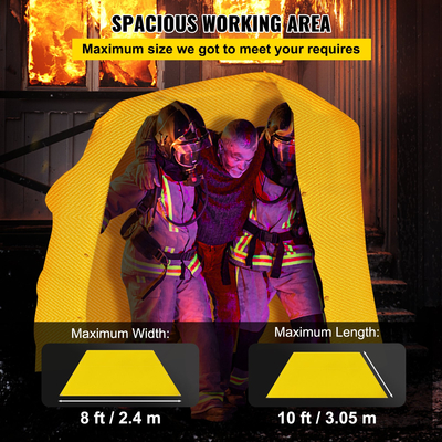 Κουβέρτα συγκόλλησης VEVOR 8 x 10 FT Κουβέρτα Fiberglass Heavy-Duty κουβέρτα επιβραδυντικά πυρκαγιάς για εύκολο κρέμασμα και προστασία από σπινθήρες και πιτσιλίσματα