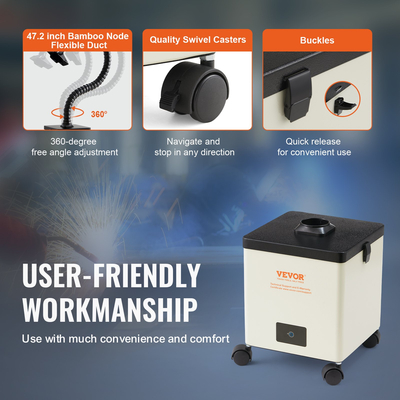 VEVOR 100W Solder Fume Smoke Extractor 3-Stage Filters 240 m³/h Ισχυρή αναρρόφηση