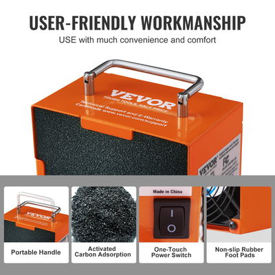 VEVOR 38W Desktop Solder Fume Smoke Extractor Φίλτρο αναρρόφησης 3 σταδίων 86,63 m³/h