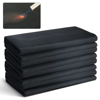 Κουβέρτα συγκόλλησης VEVOR Carbon Felt 4 Pack, 37&quot; x 36&quot; κουβέρτα συγκόλλησης με επιβράδυνση φλόγας, σετ κουβέρτες ανθεκτικές στη θερμότητα έως 1800°F, κομμένο μαξιλάρι μόνωσης από ανθρακονήματα επιβραδυντικό φωτιάς