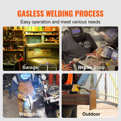 Σύρμα συγκόλλησης VEVOR Flux Core, E71T-GS 0,030 ιντσών 10LBS, Σύρμα συγκόλλησης MIG από ήπιο χάλυβα χωρίς αέριο με χαμηλό πιτσίλισμα για συγκόλληση τόξου σε όλες τις θέσεις και χρήση σε εξωτερικούς χώρους