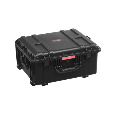 VEVOR 3.5 Cu.ft Αδιάβροχη σκληρή θήκη κυλιόμενες ρόδες &amp; ανασυρόμενη λαβή μαύρη