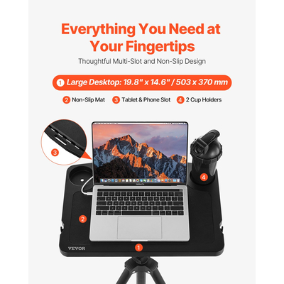 Γραφείο γυμναστικής VEVOR Stationary Cycling Bike Trainer με υποστήριξη τριγώνου