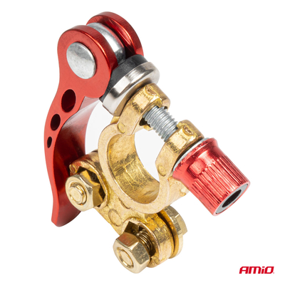 ΠΟΛΟΙ ΜΠΑΤΑΡΙΑΣ / ΑΚΡΟΔΕΚΤΕΣ 12V 40A ΜΕ ΣΦΙΓΚΤΗΡΕΣ & ΚΛΕΙΔΙ AMIO - 3 ΤΕΜ.