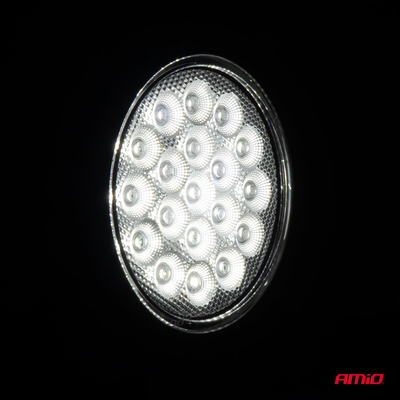 ΠΡΟΒΟΛΕΑΣ ΕΡΓΑΣΙΑΣ ΣΤΡΟΓΓΥΛΟΣ LED 57W 9-36V 10.000lm 6.500K AWL65 AMIO - 1 ΤΕΜ.