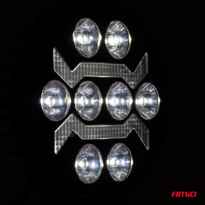 ΠΡΟΒΟΛΕΑΣ ΕΡΓΑΣΙΑΣ ΣΤΡΟΓΓΥΛΟΣ LED 54W 9-36V 10.000lm 6.500K AWL69 AMIO - 1 ΤΕΜ.