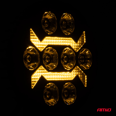 ΠΡΟΒΟΛΕΑΣ ΕΡΓΑΣΙΑΣ ΣΤΡΟΓΓΥΛΟΣ LED 54W 9-36V 10.000lm 6.500K AWL69 AMIO - 1 ΤΕΜ.