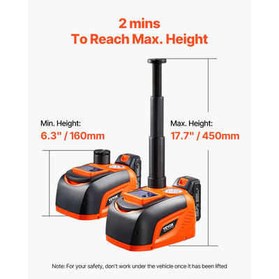 VEVOR Electric Car Jack 5 Tons /11000 lbs Φορητό κιτ Jack με τηλεχειριστήριο