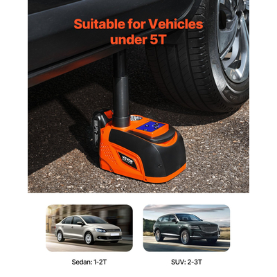 VEVOR Electric Car Jack 5 Tons /11000 lbs Φορητό κιτ Jack με τηλεχειριστήριο