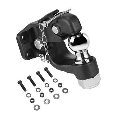 VEVOR Pintle Hitch Combination 2&quot; Hitch Ball for 2,5&quot;-3&quot; Lunette Ring 20000 lbs