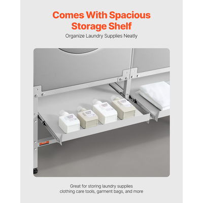 Βάση βάσης πλυντηρίου ρούχων VEVOR 48,5x25 ιντσών 590 LB με διπλό δίσκο