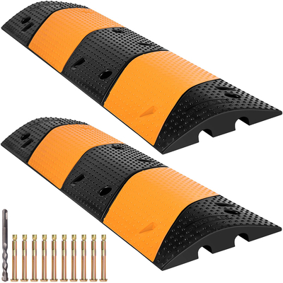 VEVOR Modular Rubber Speed ​​Bump Driveway Cable Protector Ramp 3,3 Feet Σετ 2