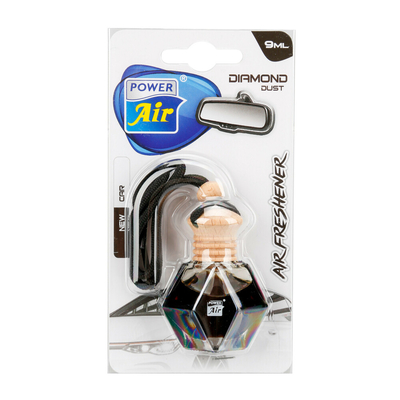 ΑΡΩΜΑΤΙΚΟ ΑΥΤΟΚΙΝΗΤΟΥ DIAMOND DUST ΚΡΕΜΑΣΤΟ ΜΕ ΑΡΩΜΑ NEW CAR  ΣΕ ΣΧΗΜΑ ΔΙΑΜΑΝΤΙΟΥ LAMPA - 10 ΤΕΜ.