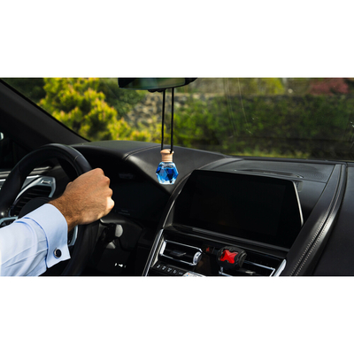 ΑΡΩΜΑΤΙΚΟ ΑΥΤΟΚΙΝΗΤΟΥ DIAMOND DUST ΚΡΕΜΑΣΤΟ ΜΕ ΑΡΩΜΑ OCEAN  ΣΕ ΣΧΗΜΑ ΔΙΑΜΑΝΤΙΟΥ LAMPA - 10 ΤΕΜ.