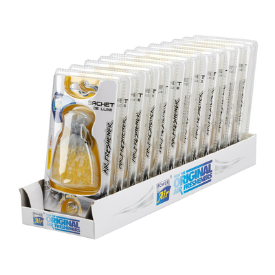 ΑΡΩΜΑΤΙΚΟ ΑΥΤΟΚΙΝΗΤΟΥ SACHET DE LUXE ΣΕ ΠΟΥΓΚΙ ΚΡΕΜΑΣΤΟ ΜΕ ΑΡΩΜΑ VANILLA DREAM  LAMPA - 12 ΤΕΜ.