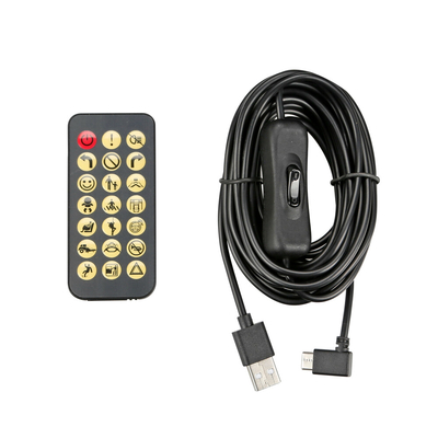 ΠΑΝΕΛ ΕΥΚΑΜΠΤΟ SMART LED PANEL 1536 LED 120x595mm RGB ΜΕ ΚΑΛΩΔΙΟ 450cm ΓΙΑ USB & REMOTE CONTROL LAMPA - 1 ΤΕΜ.