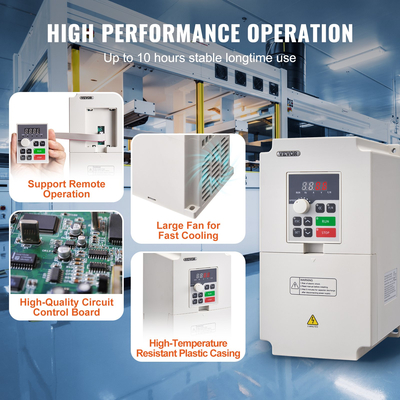 VEVOR VFD 7.5HP 5.5KW 25A Είσοδος 1 ή 3 φάση AC 220V σε 3φασική έξοδο AC 0~220V