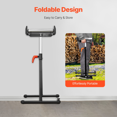 Βάση κυλίνδρου VEVOR Μέγιστο φορτίο 250 lb Ρυθμιζόμενο ύψος 27-43 in για ξυλουργική